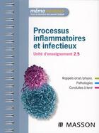 Couverture du livre « Processus inflammatoires et infectieux ; UE 2.5 » de Planquette et Kinugawa aux éditions Elsevier-masson
