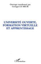 Couverture du livre « Universite ouverte, formation virtuelle et apprentissage » de  aux éditions Editions L'harmattan