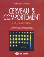 Couverture du livre « Cerveau et comportement » de Kolb/Whishaw aux éditions De Boeck