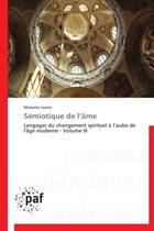 Couverture du livre « Sémiotique de l'âme » de Leone Massimo aux éditions Presses Academiques Francophones