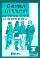 Couverture du livre « DEUTSCH IST KLASSE » de Sollfrank-Deshusses aux éditions Bordas