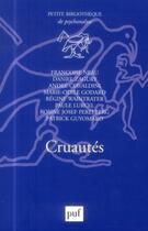 Couverture du livre « Cruautés » de Francoise Neau aux éditions Puf