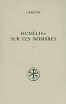 Couverture du livre « Homélies sur les nombres » de Origene aux éditions Cerf