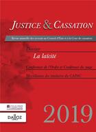 Couverture du livre « Justice et cassation; la laïcité (édition 2019) » de  aux éditions Dalloz