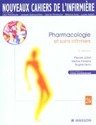 Couverture du livre « Pharmacologie ; 2e edition » de Pascale Jolliet aux éditions Elsevier-masson