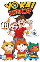 Couverture du livre « Yo-Kai Watch Tome 18 » de Noriyuki Konishi aux éditions Crunchyroll