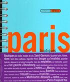 Couverture du livre « Paris » de Marije Anema aux éditions Tana