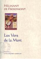 Couverture du livre « Les vers de la mort » de Helinant De Froidmon aux éditions Paleo