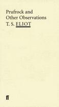 Couverture du livre « Prufrock and Other Observations » de T. S. Eliot aux éditions Faber And Faber Digital