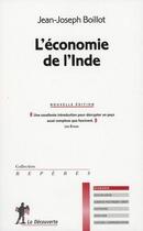 Couverture du livre « L'économie de l'Inde » de Jean-Joseph Boillot aux éditions La Decouverte