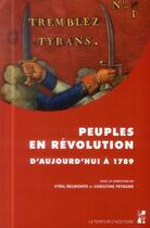 Couverture du livre « Peuples en revolution » de Belmonte/Peyrar aux éditions Pu De Provence