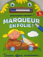 Couverture du livre « Marqueur en folie! voiture verte » de  aux éditions Yoyo Books