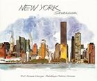 Couverture du livre « New york sketchbook » de Fabrice Moireau aux éditions Thames & Hudson