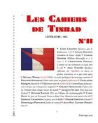 Couverture du livre « Les cahiers de tinbad n 11 » de Revue - Collectif aux éditions Tinbad