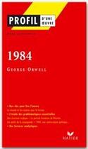 Couverture du livre « 1984 de George Orwell » de Aude Lemeunier aux éditions Hatier