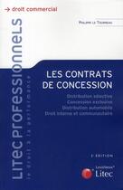 Couverture du livre « Les contrats de concession » de Tourneau (Le)/Z aux éditions Lexisnexis