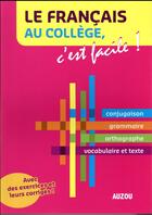 Couverture du livre « La Grammaire Facile Du College » de Elsa Faure-Pompey aux éditions Philippe Auzou