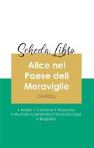 Couverture du livre « Scheda libro Alice nel paese dell meraviglie di Lewis Carroll (analisi letteraria di riferimento e r » de  aux éditions Paideia Educazione