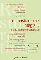 Couverture du livre « Resurrection n 178 - christianisme integral » de Michel Gitton aux éditions Parole Et Silence