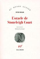 Couverture du livre « L'oracle de Stoneleigh court » de Peter Taylor aux éditions Gallimard