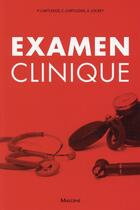 Couverture du livre « Examen clinique » de Lockey/Cartledge aux éditions Maloine