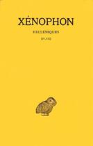 Couverture du livre « Hélléniques Tome 2 ; livre IV-VII » de Xenophon aux éditions Belles Lettres