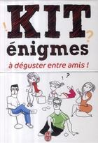 Couverture du livre « Kit énigmes à deguster entre amis ! » de Antonin Vergez et Ohri Yamada aux éditions J'ai Lu