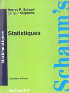 Couverture du livre « Statistiques » de Spiegel aux éditions Casteilla
