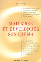 Couverture du livre « Maitriser et developper son karma » de Liroy aux éditions De Vecchi