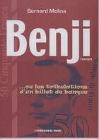 Couverture du livre « Benji » de Bernard Molina aux éditions Presses Du Midi