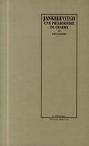 Couverture du livre « Vladimir Jankélévitch : une philosophie du charme » de Joelle Hansel aux éditions Manucius
