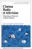 Couverture du livre « Cinema Radio Television » de Diserens/Edouard aux éditions Ppur