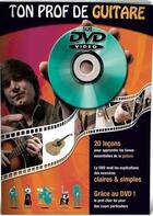 Couverture du livre « Ton prof de guitare acoustique + dvd » de Denis Roux aux éditions Coup De Pouce