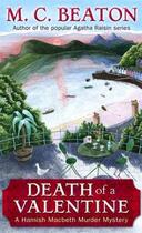 Couverture du livre « Death of a Valentine ; A Hamish Macbeth Mystery » de M. C. Beaton aux éditions Grand Central