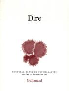 Couverture du livre « 23 (dire) » de  aux éditions Gallimard