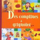 Couverture du livre « Des comptines a grignoter » de  aux éditions Fleurus