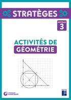 Couverture du livre « Activites de geometrie niveau 3 + cd rom » de Kevin Gueguen aux éditions Retz