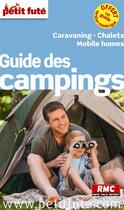 Couverture du livre « GUIDE PETIT FUTE ; THEMATIQUES ; guide des campings (édition 2013) » de  aux éditions Le Petit Fute