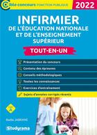 Couverture du livre « Infirmier de leducation nationale et de l'enseignement supérieur (édition 2022) » de Badia Jabrane aux éditions Studyrama