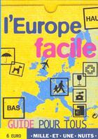 Couverture du livre « Guide de l'europe facile » de  aux éditions Mille Et Une Nuits