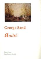 Couverture du livre « André » de George Sand aux éditions Paleo