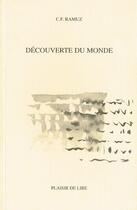 Couverture du livre « Decouverte du monde » de Ramuz C.F. aux éditions Plaisir De Lire