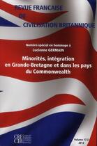 Couverture du livre « Revue francaise de civilisation britannique vol xvii(2)/2012 » de Halimi/Lassale aux éditions Presses De La Sorbonne Nouvelle