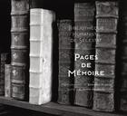 Couverture du livre « Pages de mémoire ; bibliothèque humaniste de Sélestat » de Alberto Manguel et Bernard Plossu aux éditions Mediapop