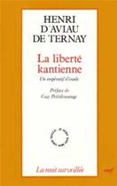 Couverture du livre « La Liberté kantienne » de Aviau De Ternay Henr aux éditions Cerf