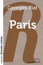 Couverture du livre « Paris » de Georges Riat aux éditions Books On Demand