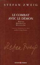 Couverture du livre « Le combat avec le démon » de Stefan Zweig aux éditions Gutenberg