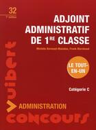 Couverture du livre « Adjoint administratif (7e édition) » de Michele Barnoud-Maisdon aux éditions Vuibert