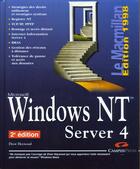 Couverture du livre « Le Macmillan Edition 1998 Windows Nt Server 4 2e Edition » de Drew Heywood aux éditions Campuspress