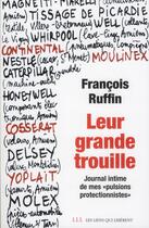 Couverture du livre « Leur grande trouille » de Francois Ruffin aux éditions Les Liens Qui Liberent